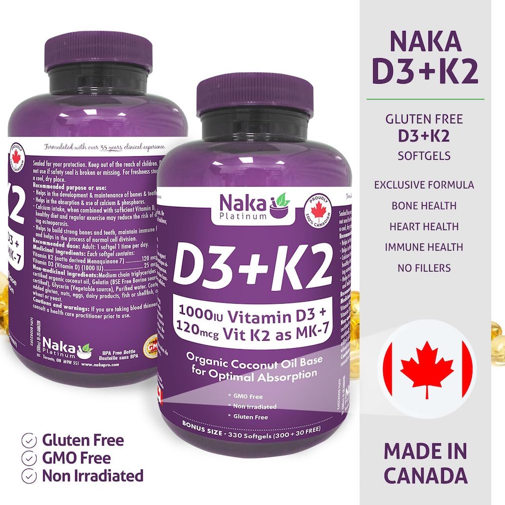 D3+K2 330 Naka Benefits