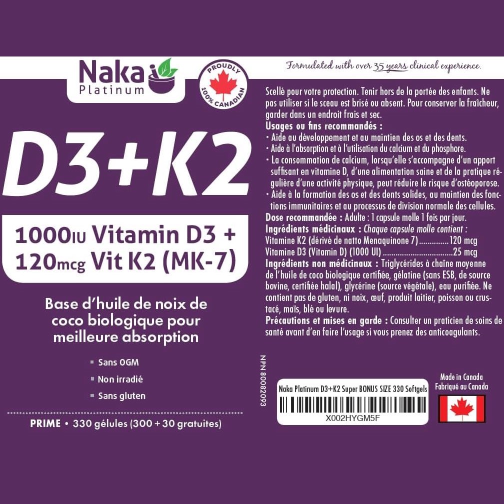 D3+K2 330 Naka French