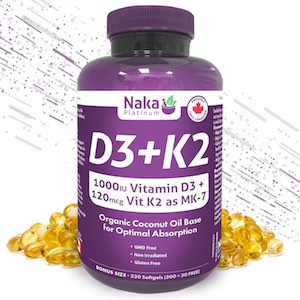 D3 K2 330 Naka SoftGels